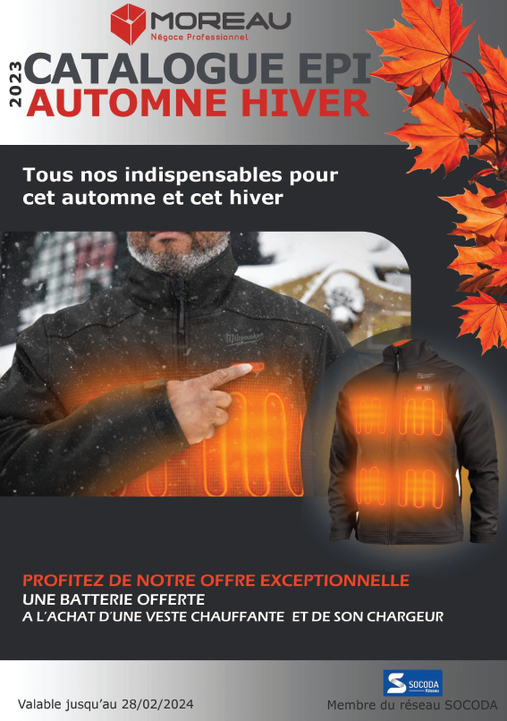 page de couverture équipement de protection individuel (EPI) automne hivers