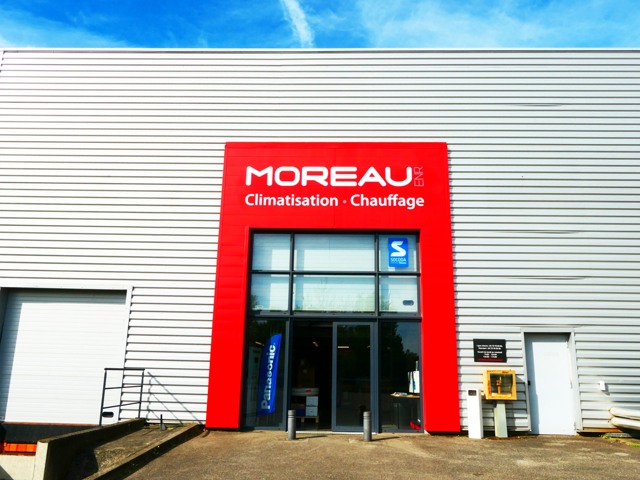 Photo du bâtiment pôle Moreau ENR situé à Saint Priest